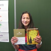 LeseLasen überzeugend: Christin Göpfert, Laura Schmid und Siegerin Dilan Yasar